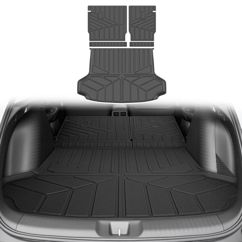 Qyebbk Cargo Liners for 20232026 Honda HRV Trunk Mat with Seat Back Cover Accessories All Weather Rear Cargo Mat Backrest Protector for 2023 2024 2025 2026 HRV